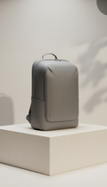 Minimalist Black Laptop Backpack With USB Port